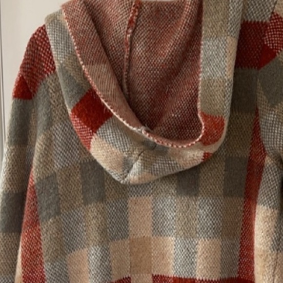 Cyrus XL open front Hooded Cardigan Coat with Pockets - Picture 10 of 11